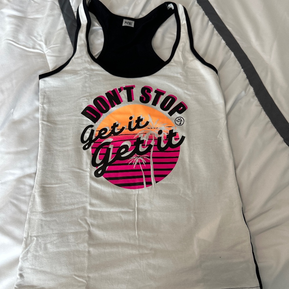 Zumba Instructor Racerback Top Size M